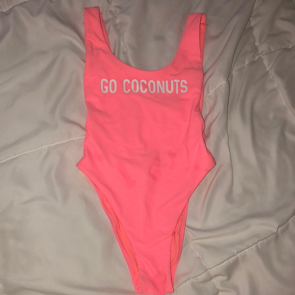 One piece bathing suit